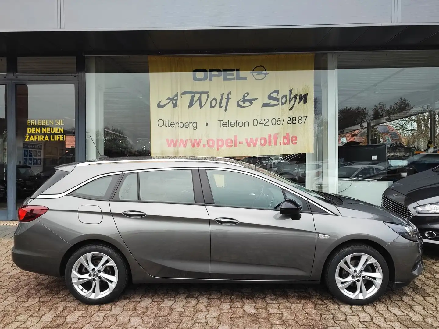 Opel Astra K ST Bus. Elegance +NAVI+AHK+PDC+SHZ+LED+ Gris - 1