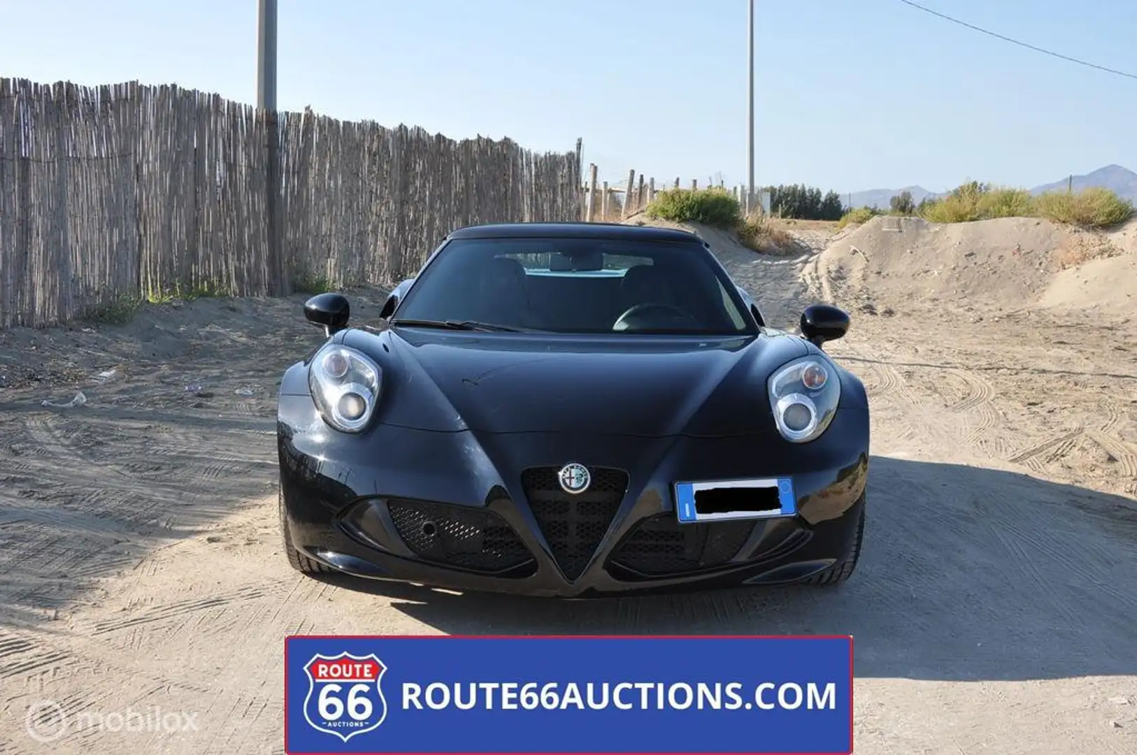 Alfa Romeo 4C Spider | 2017 | Route 66 Auctions Zwart - 2