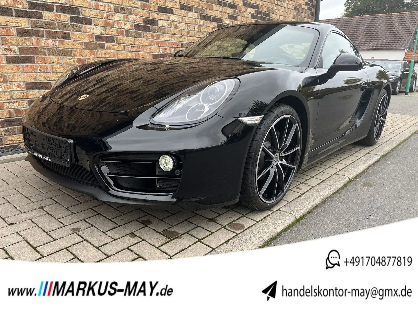 Porsche Cayman dt. Fhz Navi Leder Xenon Bose 20" Noir - 1