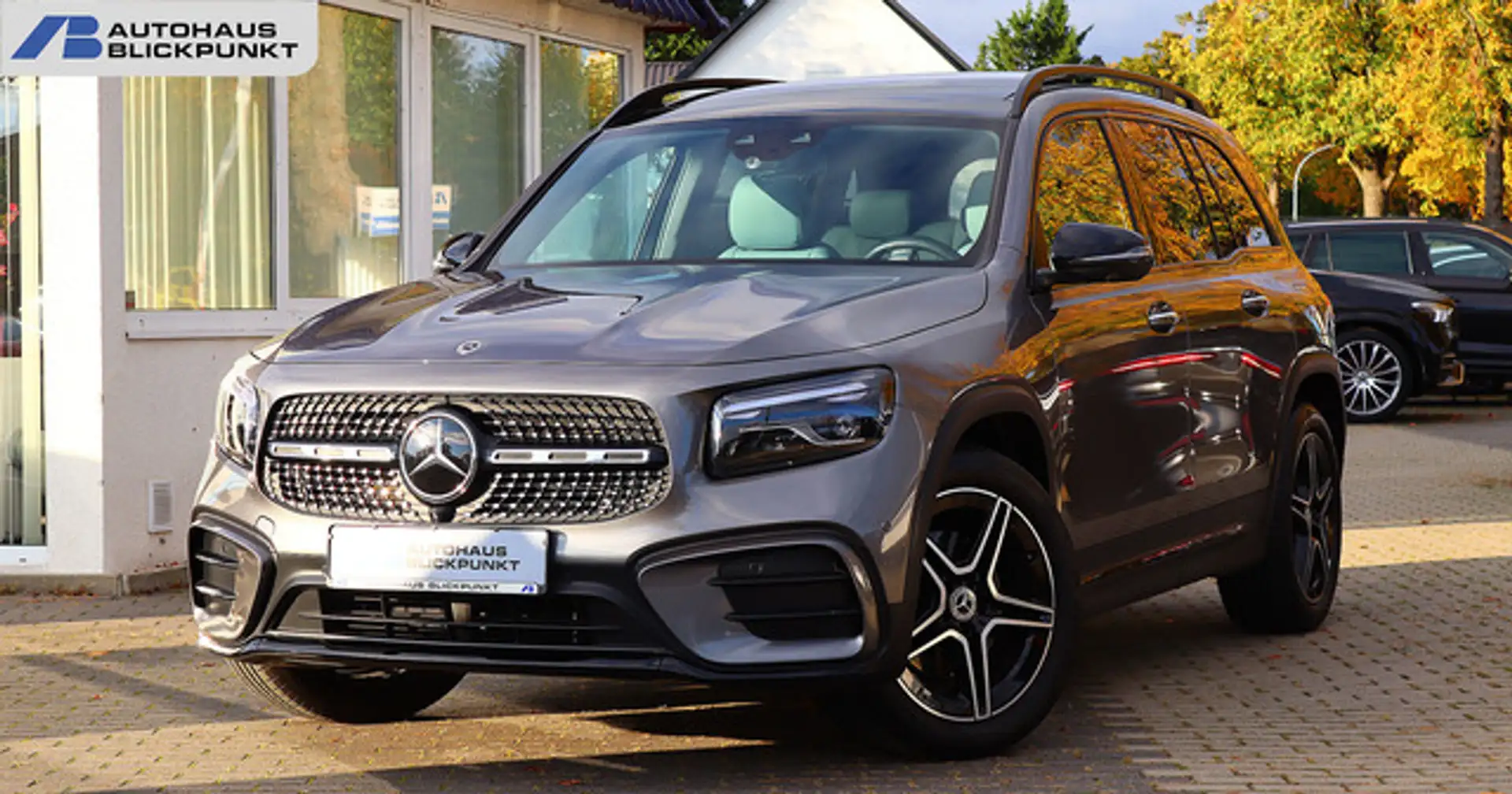 Mercedes-Benz GLB 200 3x AMG 7 SITZE DISTRO+PANO+KAM360+HEADUP Grijs - 1