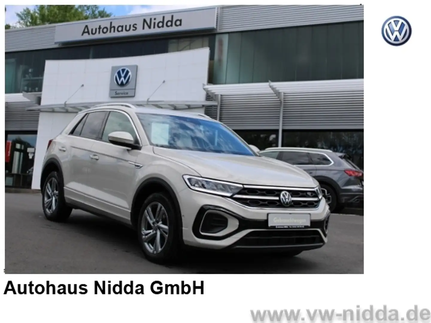 Volkswagen T-Roc 1.5 TSI R-Line DSG -APP-KAMERA-SHZ.- Grijs - 1