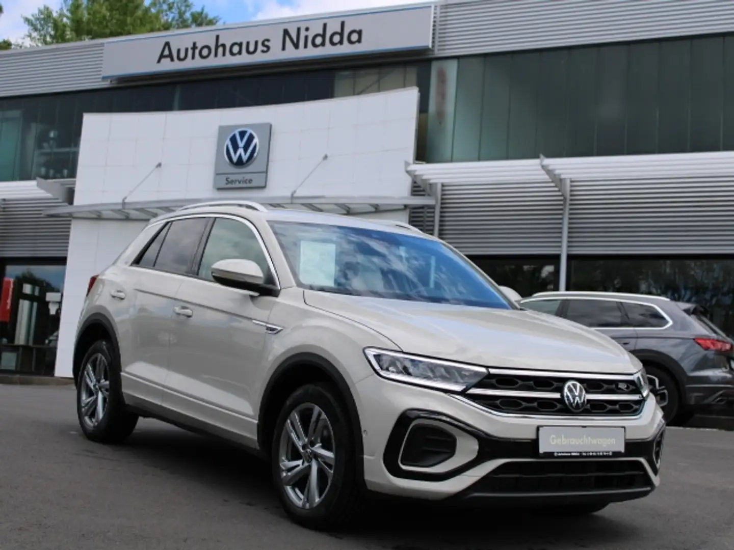 Volkswagen T-Roc 1.5 TSI R-Line DSG -APP-KAMERA-SHZ.- Grijs - 2