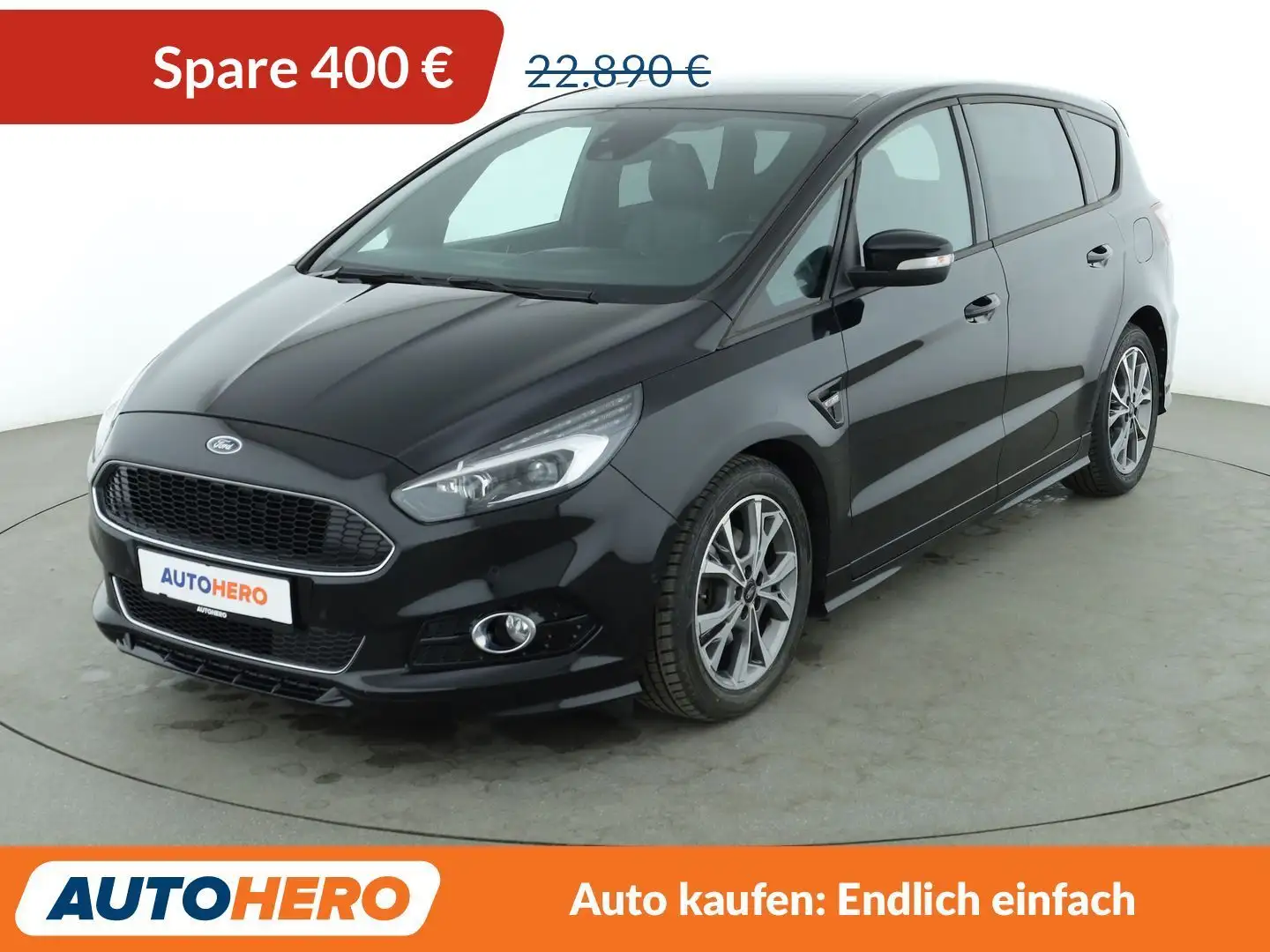 Ford S-Max 1.5 EcoBoost ST-Line*NAVI*LED*CAM*PDC*SHZ*SPUR* Noir - 1