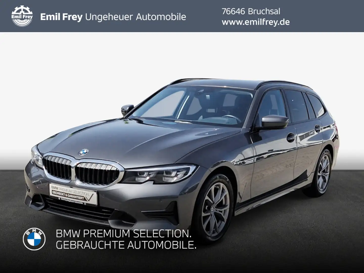 BMW 320 d Touring Aut. Sport Line HiFi Gris - 1