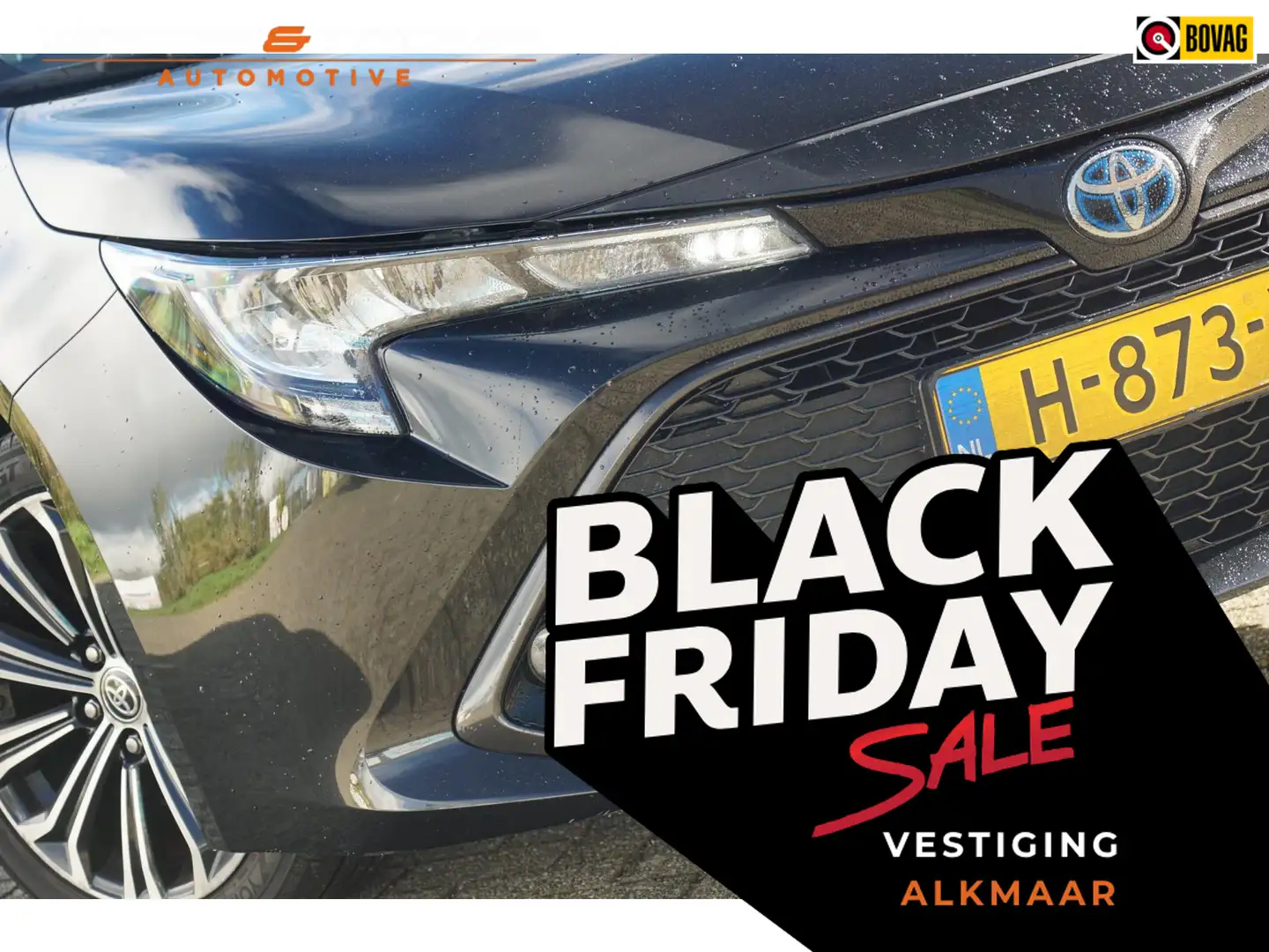 Toyota Corolla Touring Sports 2.0 Hybrid Business Plus - Night Sk Zwart - 1