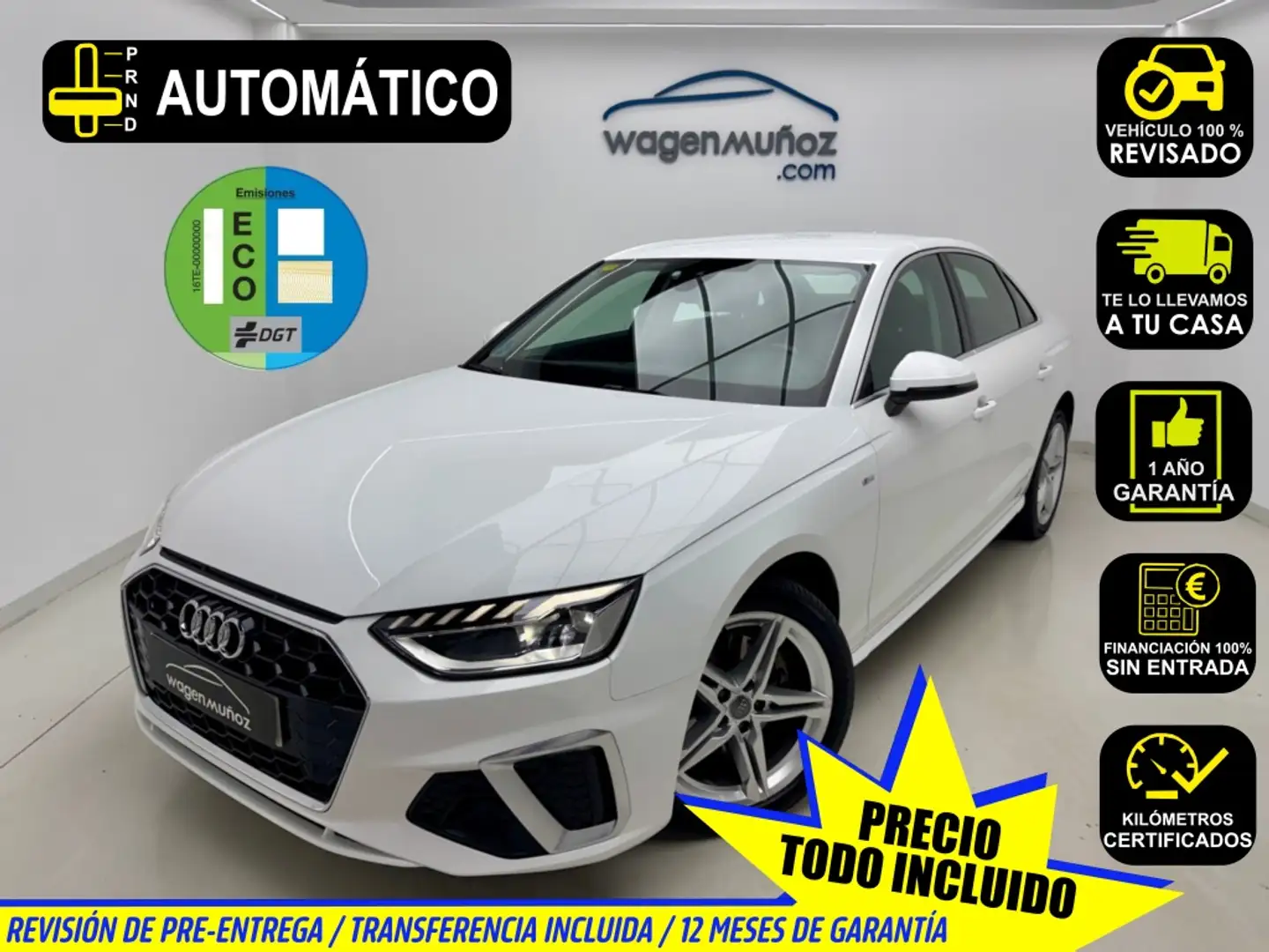 Audi A4 35 TDI S line S tronic 120kW Blanco - 1