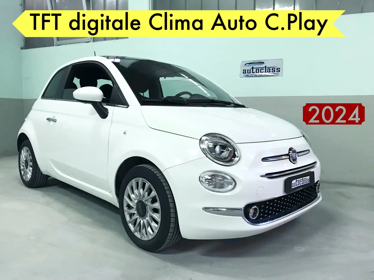 Fiat 500 1.0 Hybrid My24 DOLCEVITA EURO 6D Bianco - 1