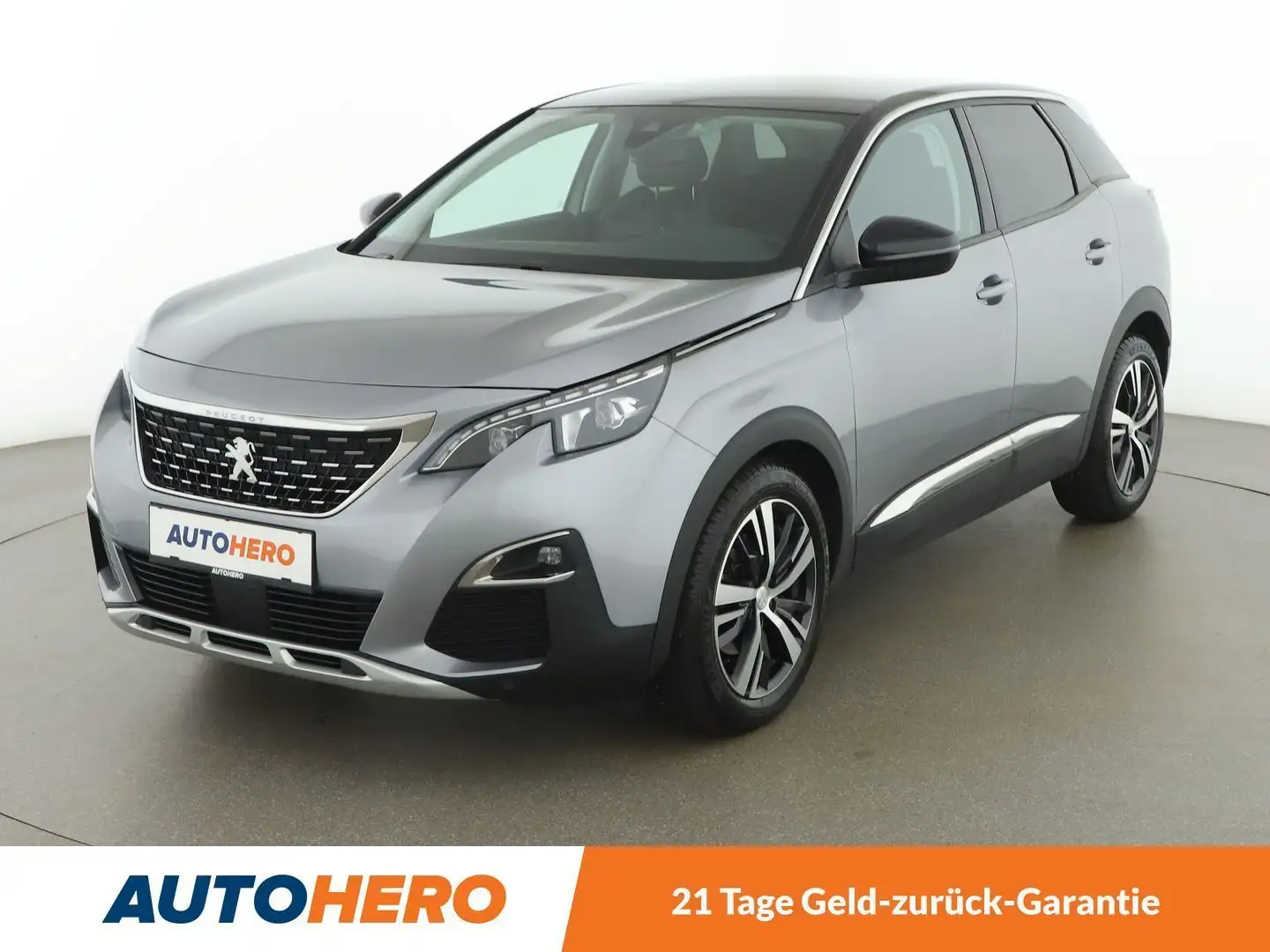 Peugeot 3008 1.2 PureTech Allure Aut. *LED*TEMPO*SPUR*SHZ*AMB* Grau - 1