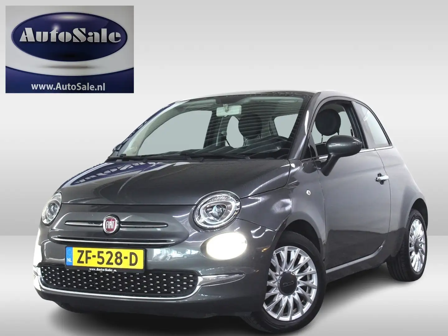 Fiat 500 1.2 Lounge APK-2026 PANO BLUET AIRCO LMV '17 Grigio - 1