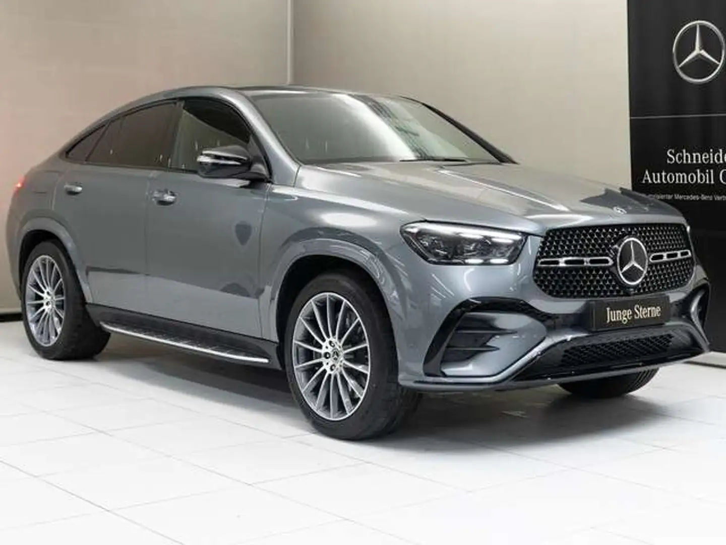 Mercedes-Benz GLE 350 de 4MATIC Coupé HUD LM W-Paket ACC  4xSHZ Grau - 2