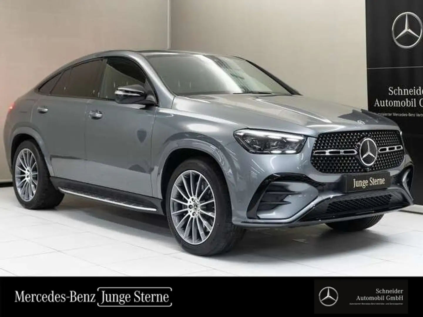 Mercedes-Benz GLE 350 de 4MATIC Coupé HUD LM W-Paket ACC  4xSHZ Grau - 1