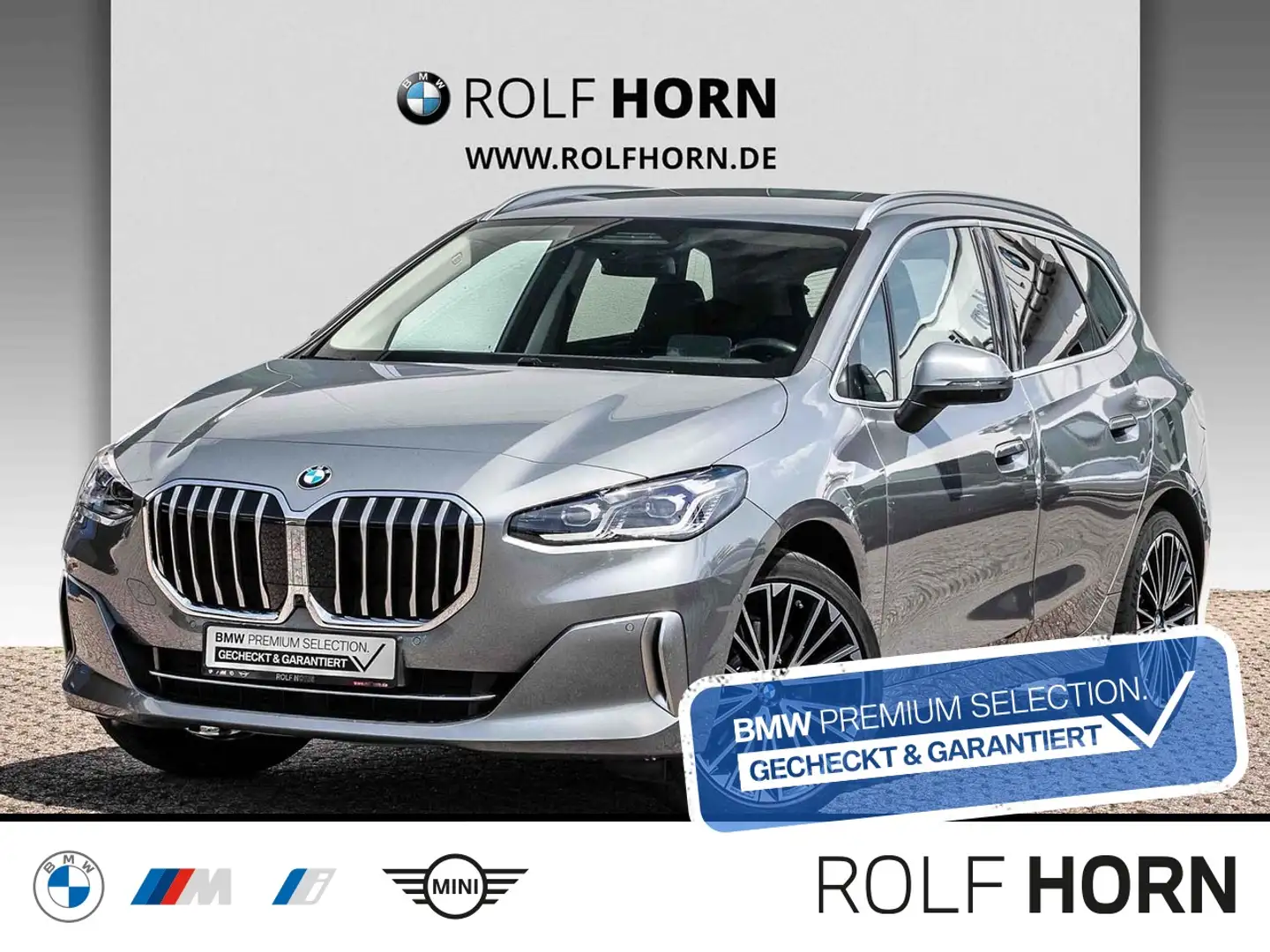 BMW 214 223i Active Tourer Luxury Line AHK HUD RfKam h/k Szary - 1