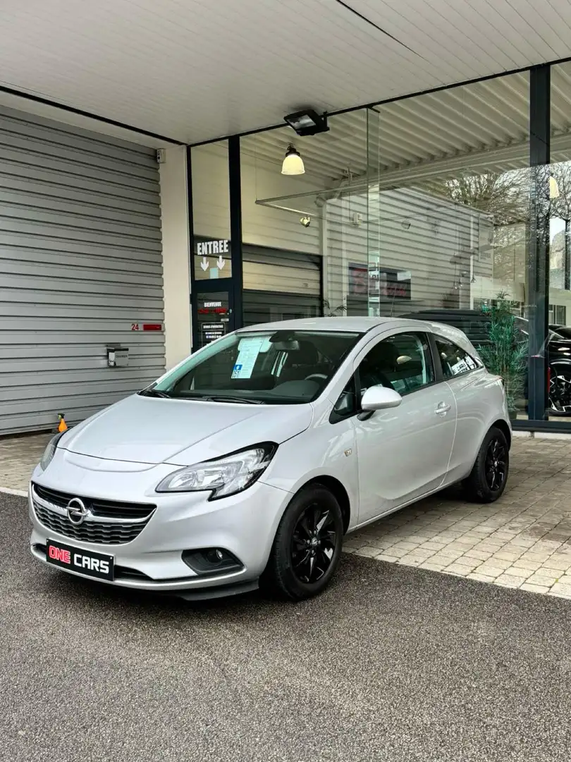 Opel Corsa 1.3CDTI 70kw "ECOTEC" CARPLAY-GPS-CLIM-JA15-GAR1AN Argent - 1