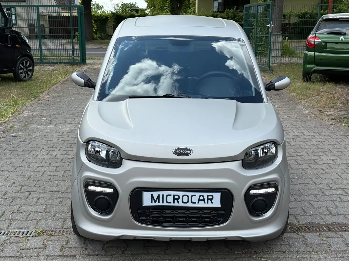 Microcar M.Go Automatik Mopedauto 45 km/h L6e Matt Silber Argent - 2