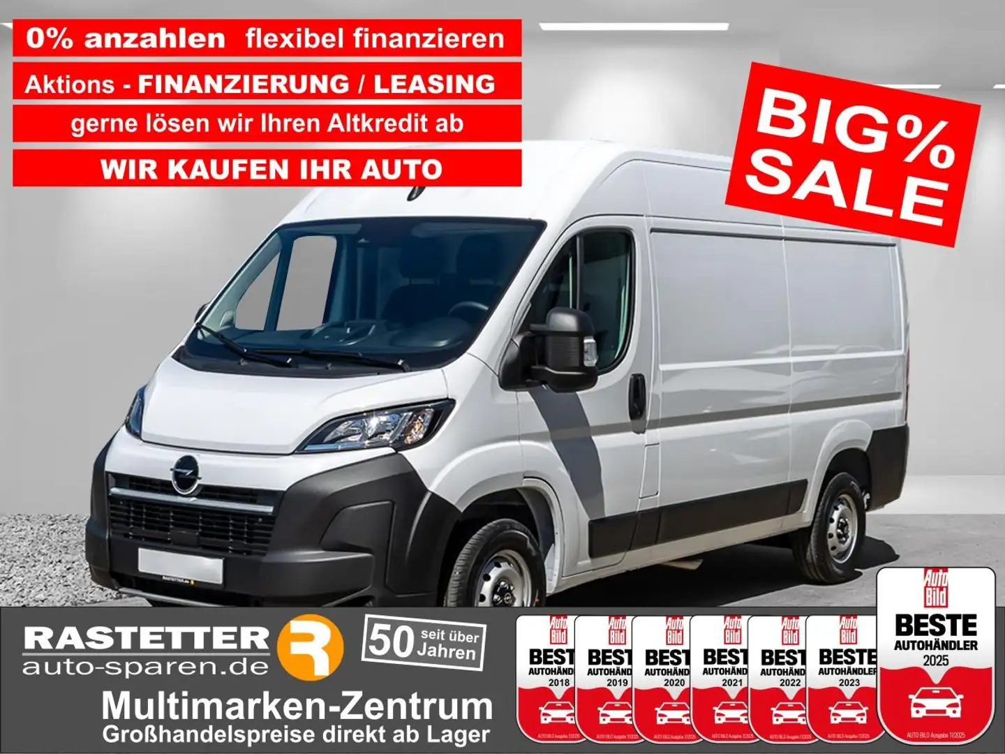 Opel Movano 35 L2H2 neuesModell+Techno7+270°+CarPlayNavi+PDC+T Wit - 1