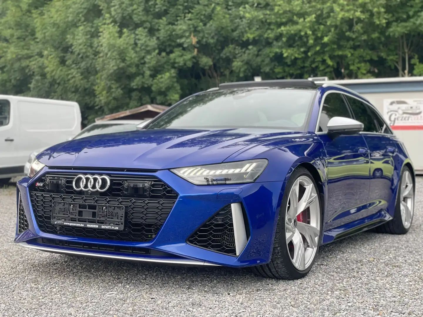 Audi RS6 Avant 4.0 V8 TFSI Quattro Tiptronic Blauw - 1