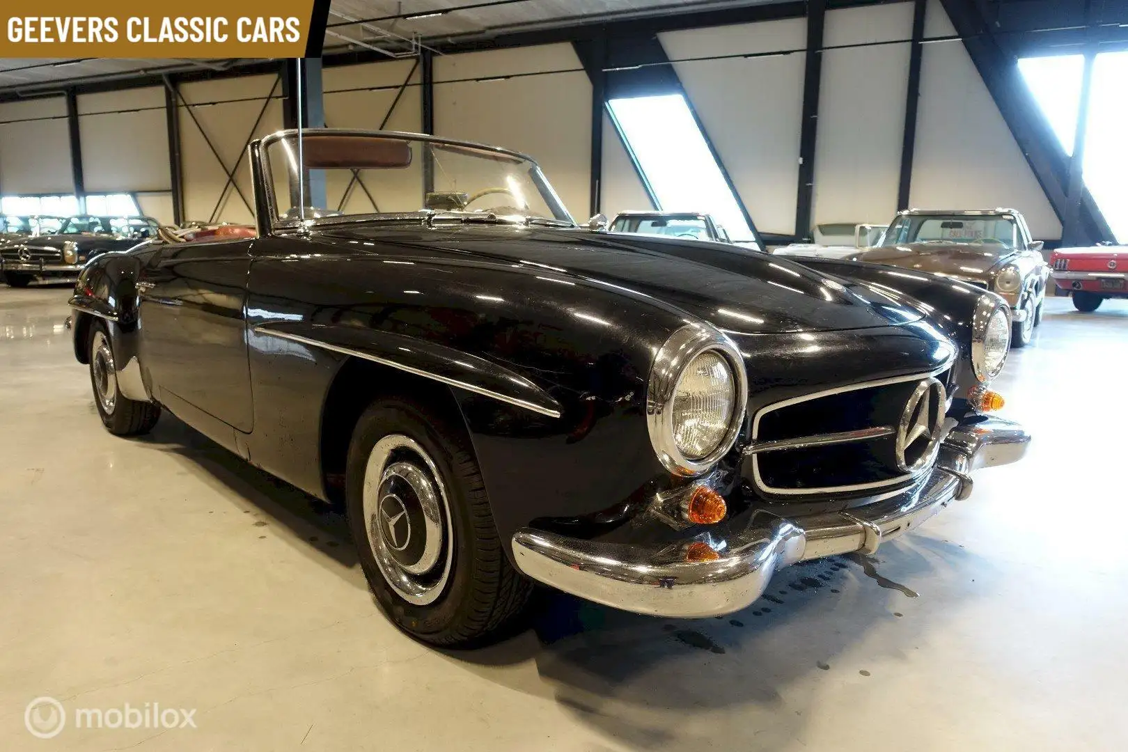 Mercedes-Benz 190 190SL 2 TOPS CABRIOLET MANUAL Negro - 1