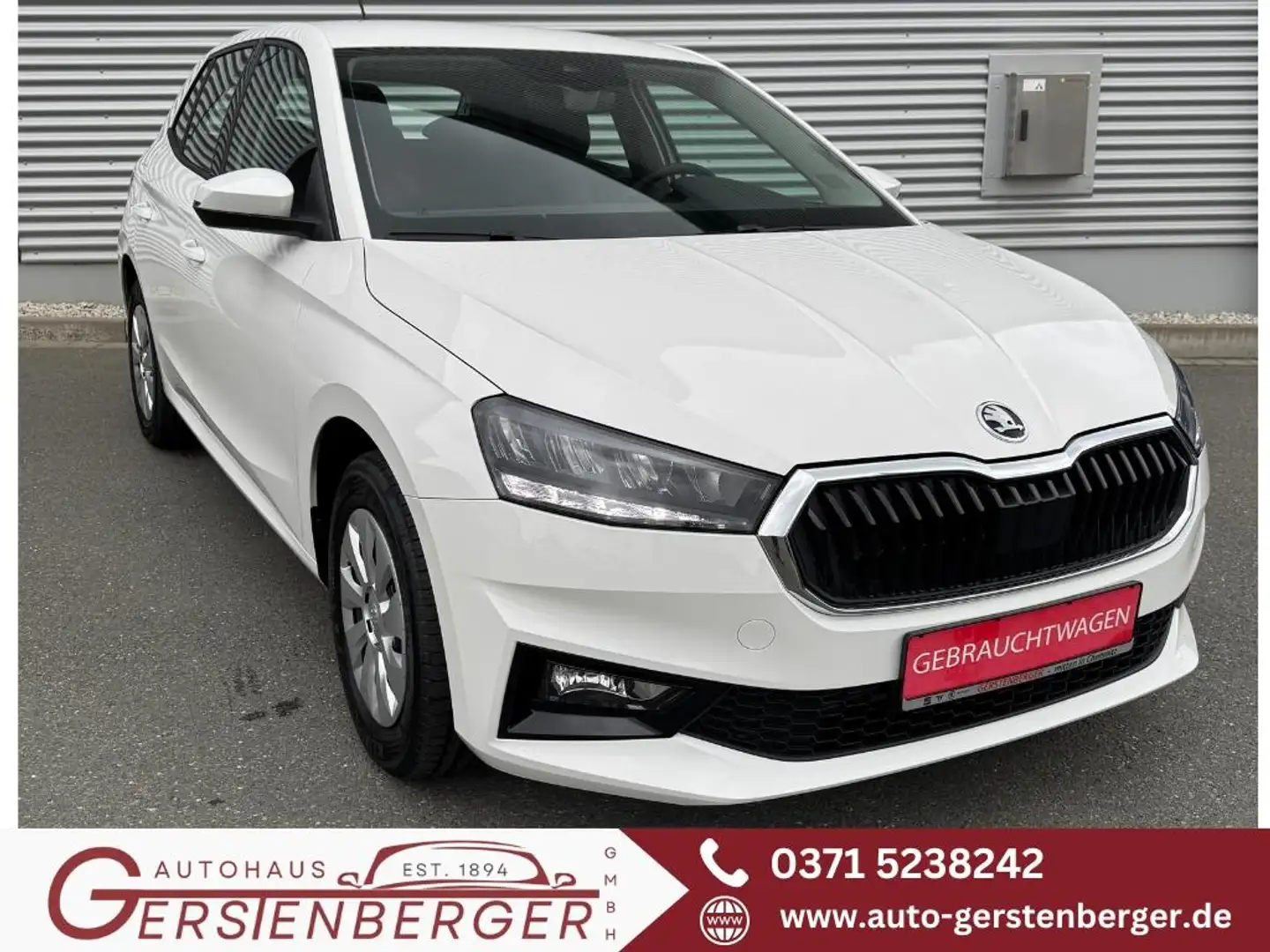 Skoda Fabia 1.0 TSI SELECTION 5 J. GARANTIE Weiß - 1