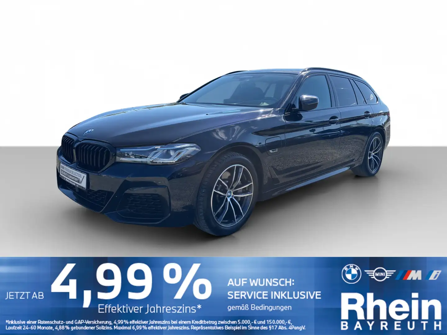 BMW 530 e xDrive Touring M Sport Navi Laser HUD AHK Navi L Schwarz - 1