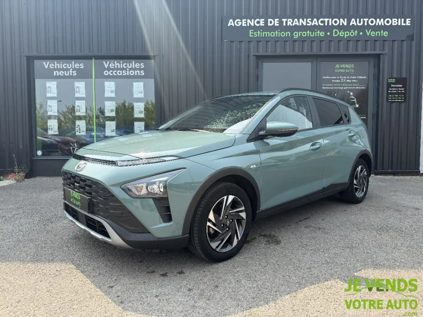 Hyundai BAYON 1.0 T-GDi 100ch MHEV 48V Intuitive DCT-7 Zöld - 1