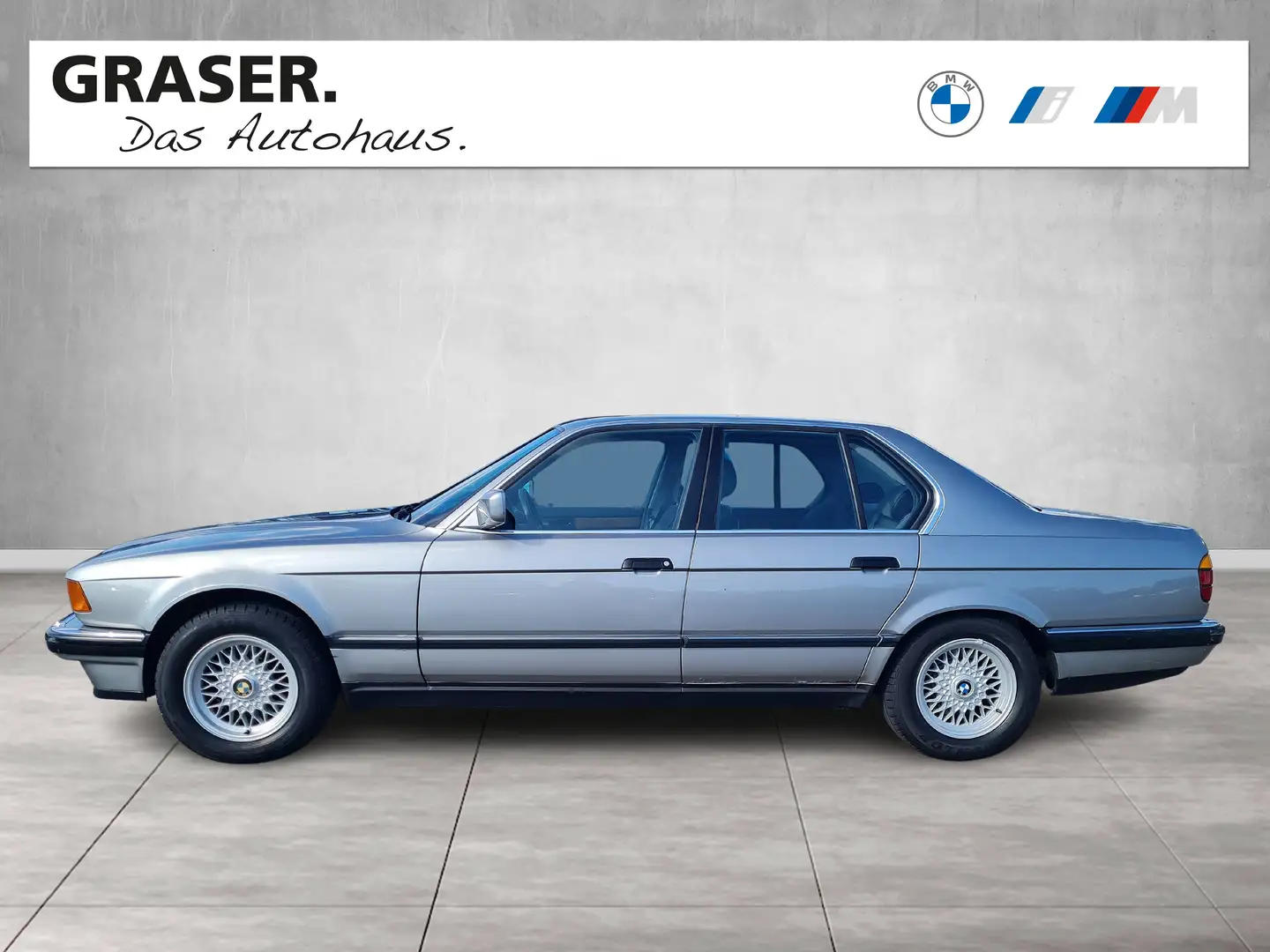 BMW 730 i E32 KLIMA SCHIEBEDACH SONNENROLLO HI srebrna - 2