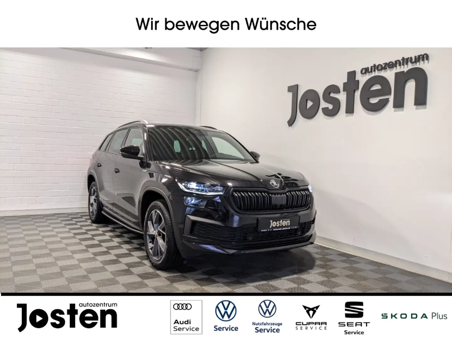 Skoda Kodiaq Sportline 1,5 TSI DCC NAVI PDC MATRIX Schwarz - 1
