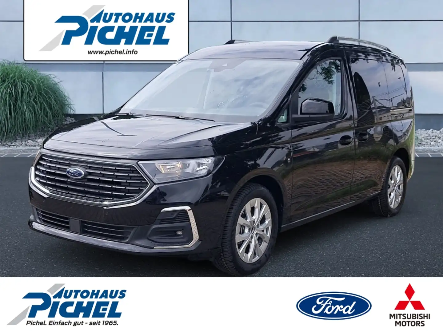 Ford Tourneo Connect TitaniumACC- TEMPOMAT+PPS+TWA+VERKEHRSSCHILDERKENN Schwarz - 1
