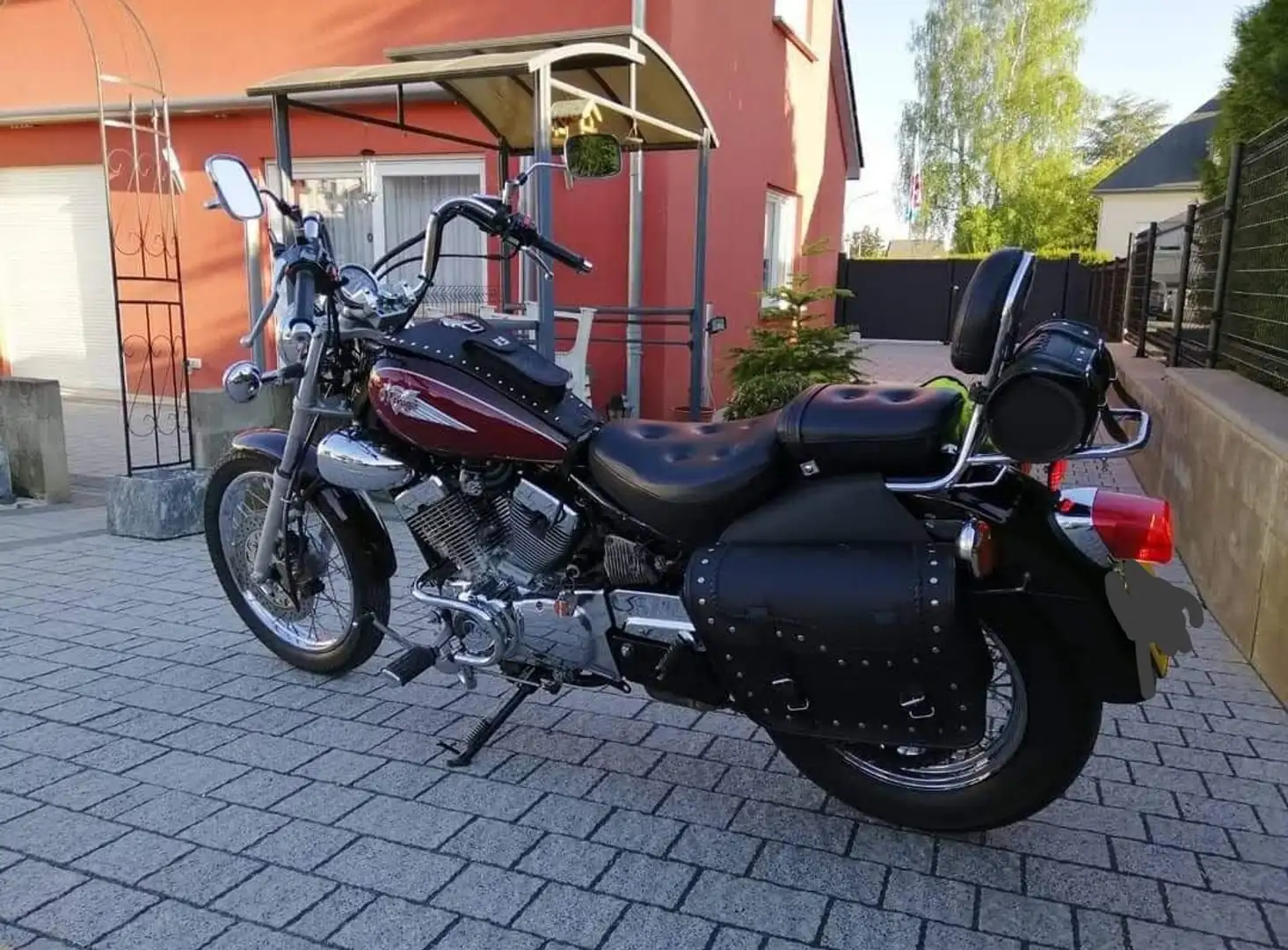 Yamaha XC 125 voll chrom,  HS Red - 2