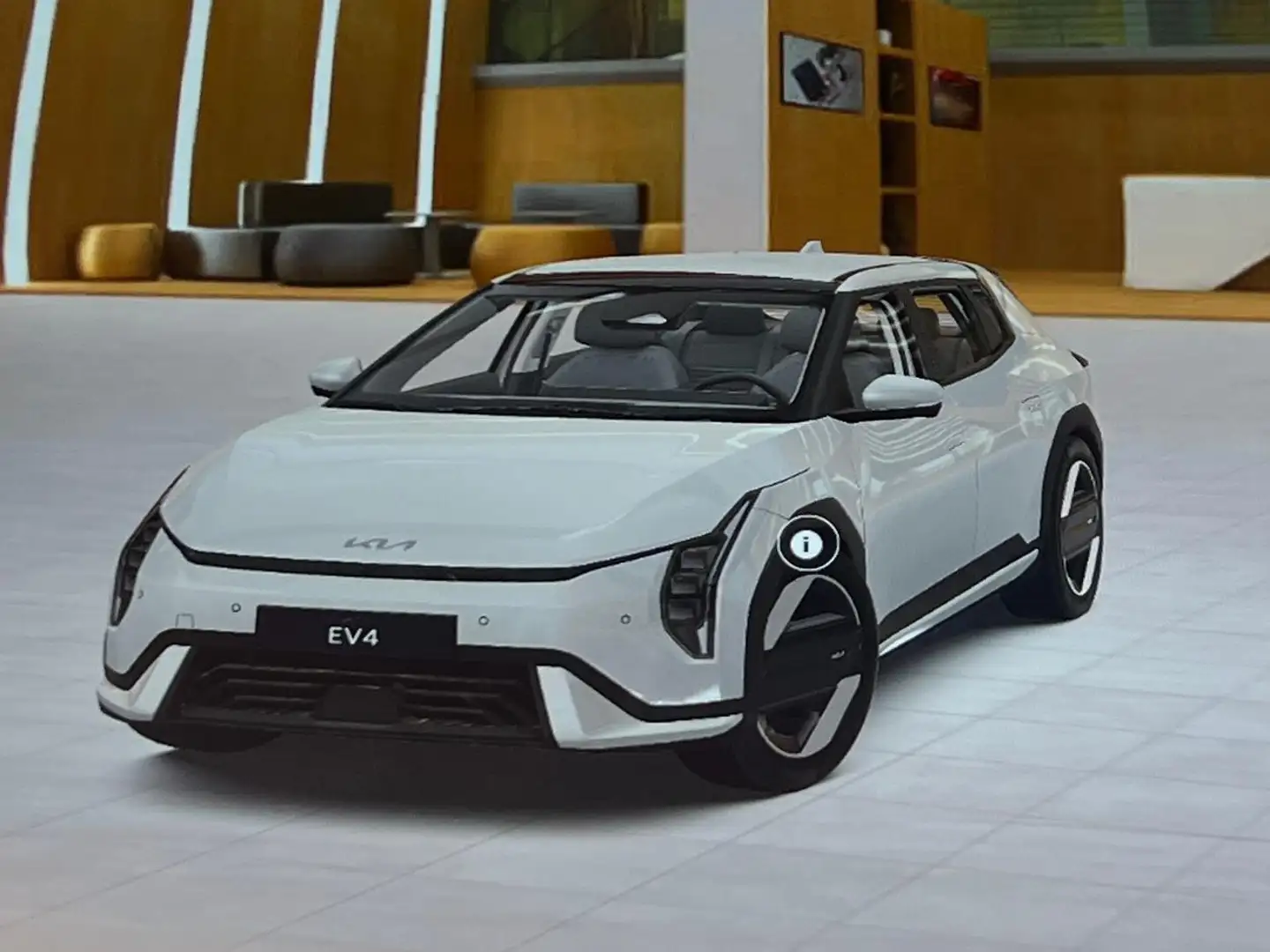 Kia EV4 58.3 AIR Batterievorheiz Tempomat, Spurhalte Blanc - 2