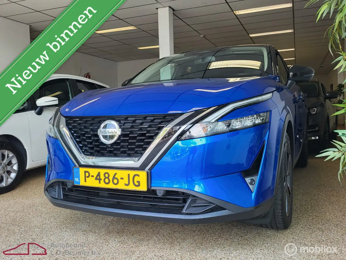 Nissan Qashqai 1.3 MHEV N-Style *NL, TWO-TONE, RIJKLAARPRIJS!* Blauw - 1
