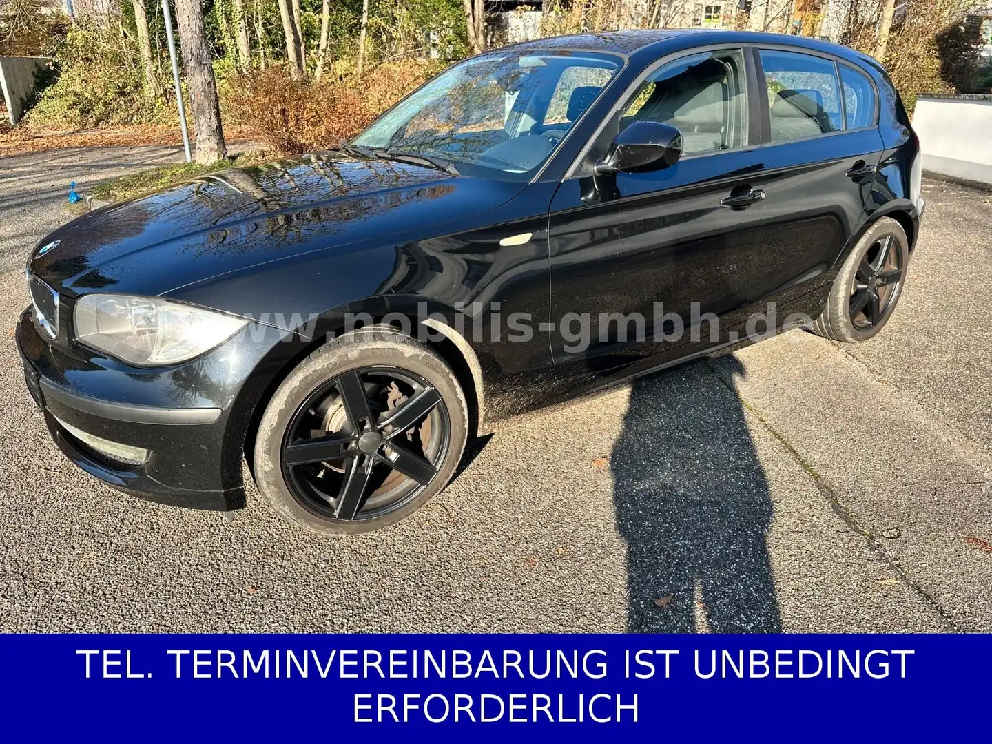 BMW 118 d 4-Türer, Klima, ALU 17, TÜV 08/27, EU-5 Schwarz - 1