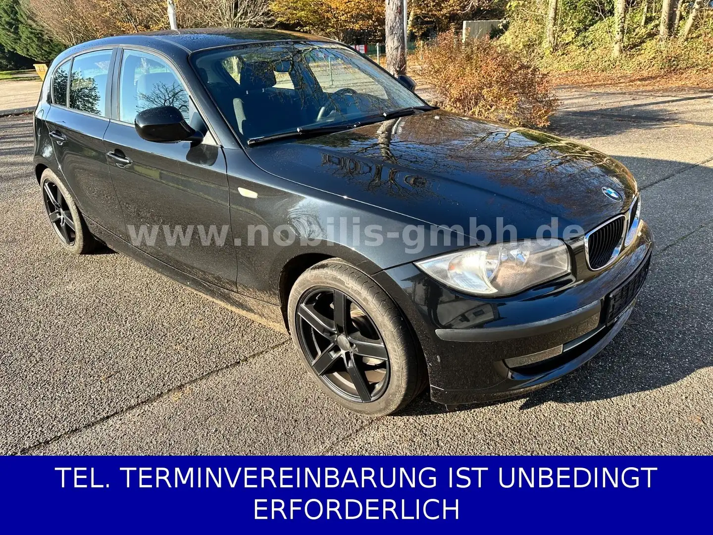 BMW 118 d 4-Türer, Klima, ALU 17, TÜV 08/27, EU-5 Schwarz - 2
