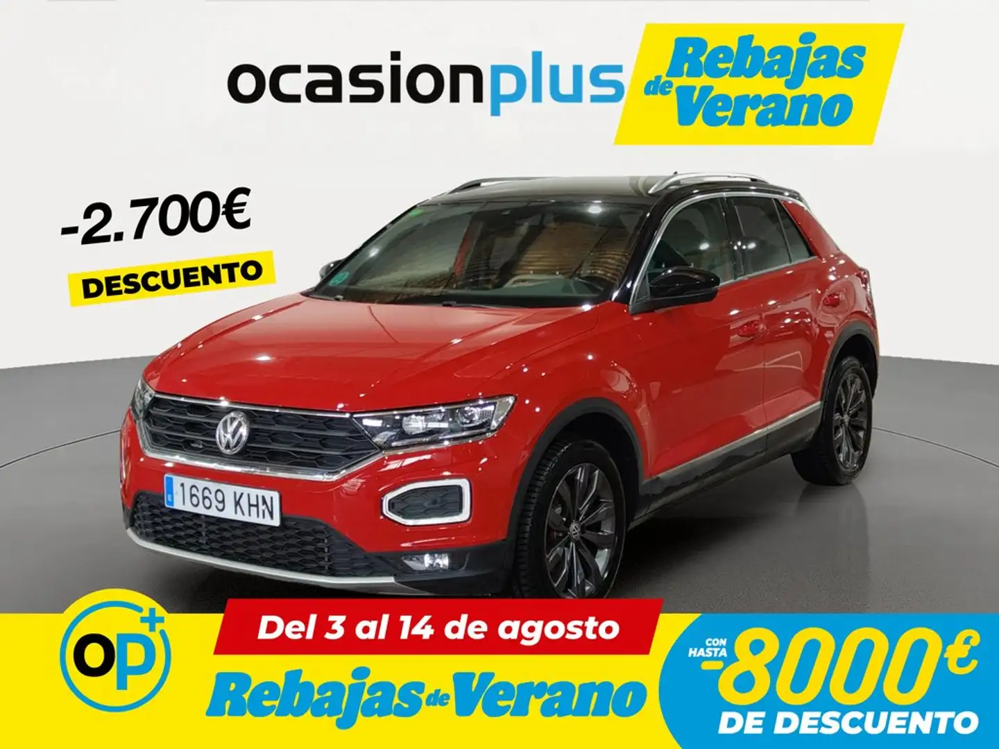 Volkswagen T-Roc 1.5 TSI Sport Rojo - 1