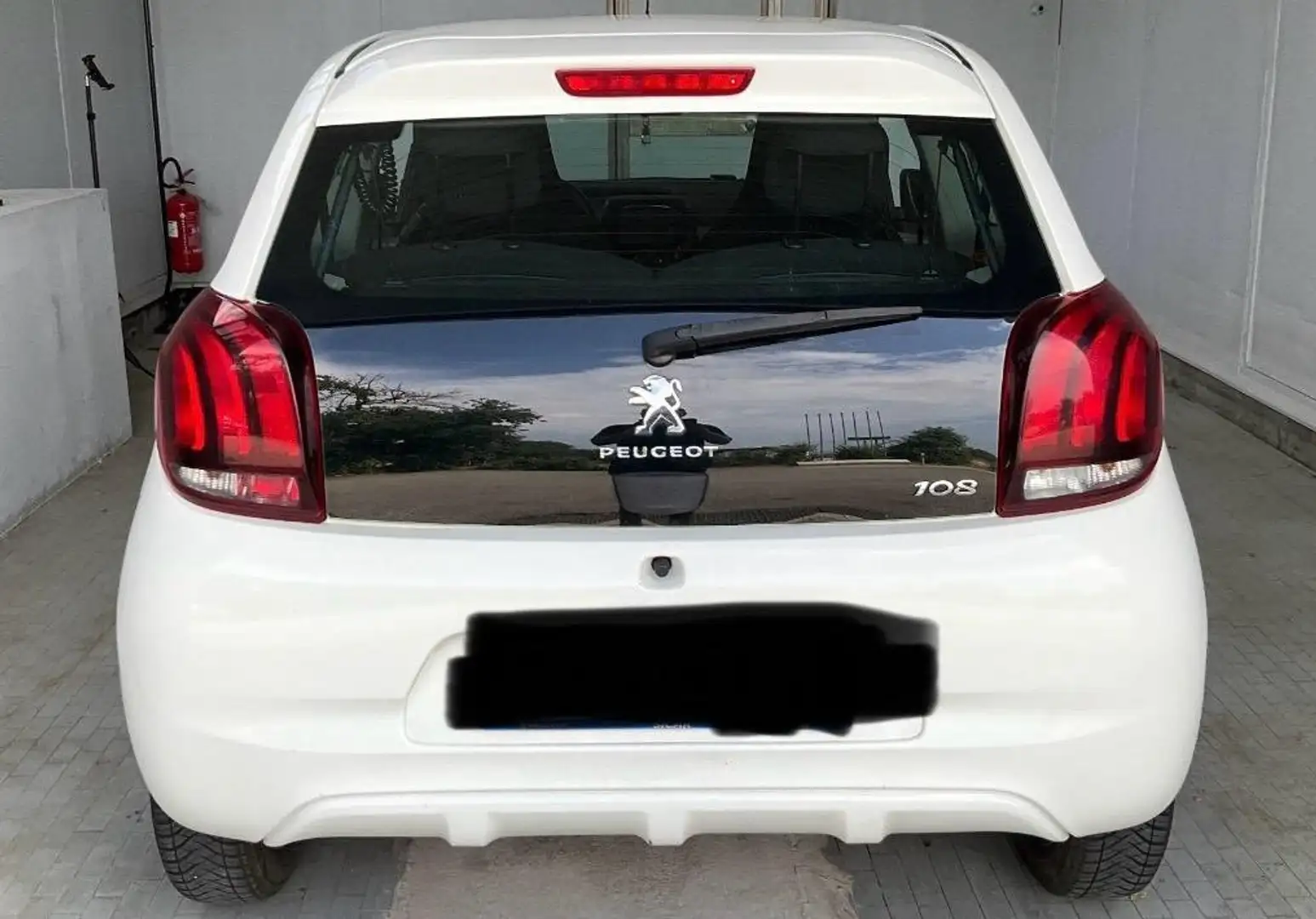 Peugeot 108 108 5p 1.2 vti 12v Allure clima Bianco - 2