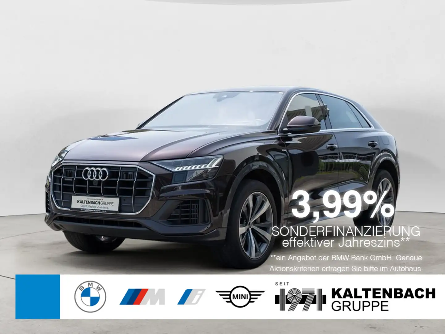 Audi Q8 55 TFSI e quattro AHK KAMERA HUD SHZ PDC Braun - 1
