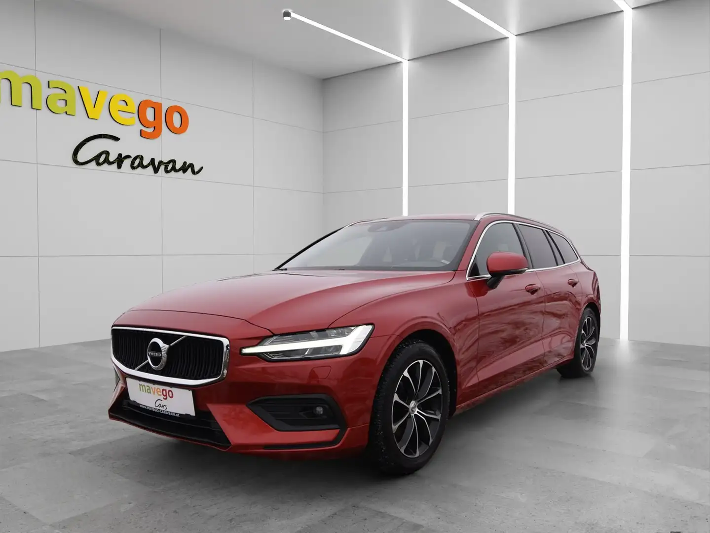 Volvo V60 D3 Momentum Geartronic *ACC*ERSTBESITZ*SERVICEHEFT Rot - 1