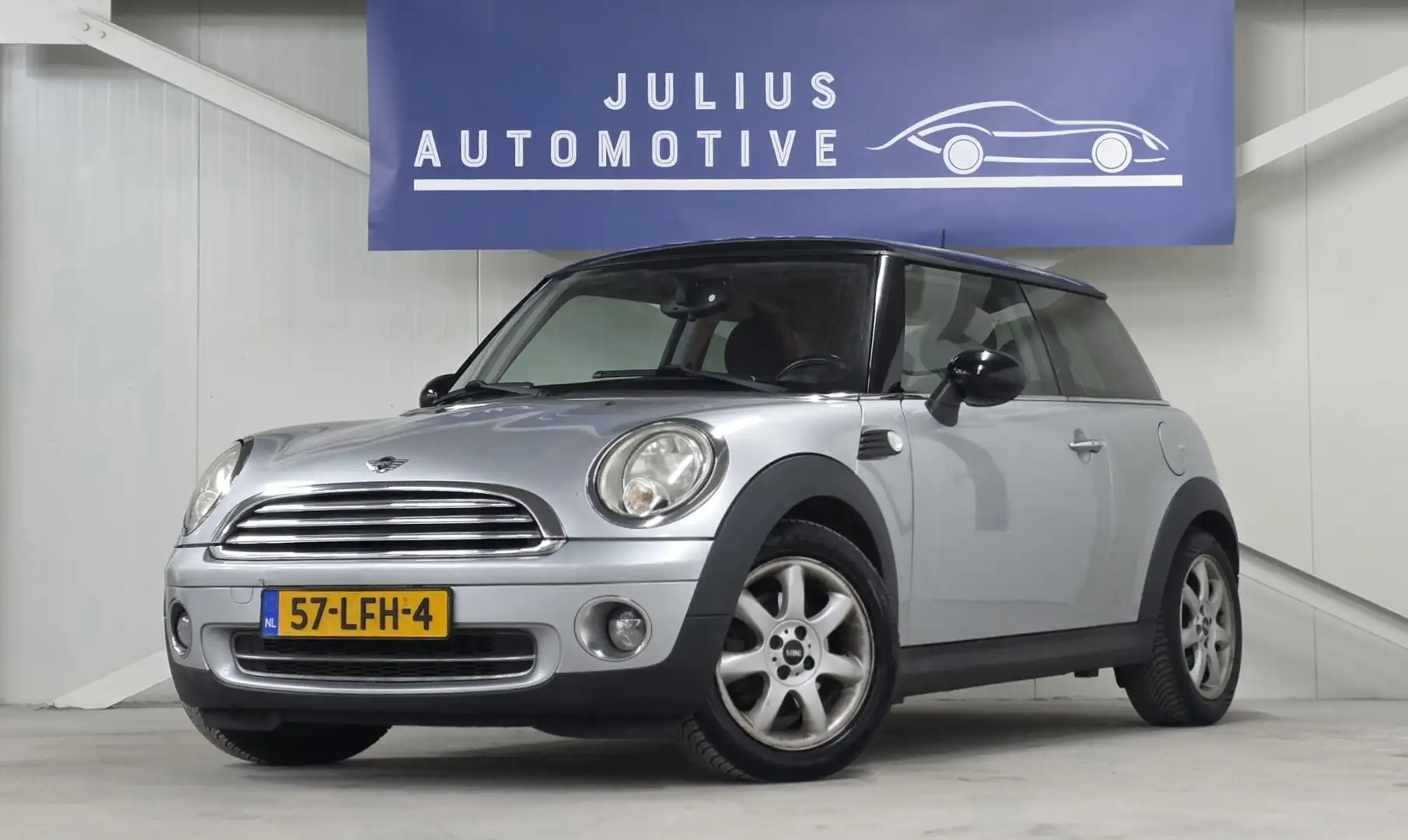 MINI Cooper Mini 1.6 Airco Dakdragers Garantie Net een beurt! Gris - 1