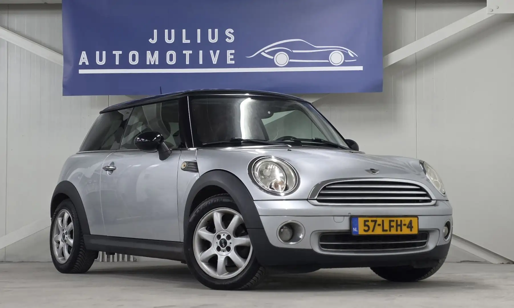 MINI Cooper Mini 1.6 Airco Dakdragers Garantie Net een beurt! Gris - 2