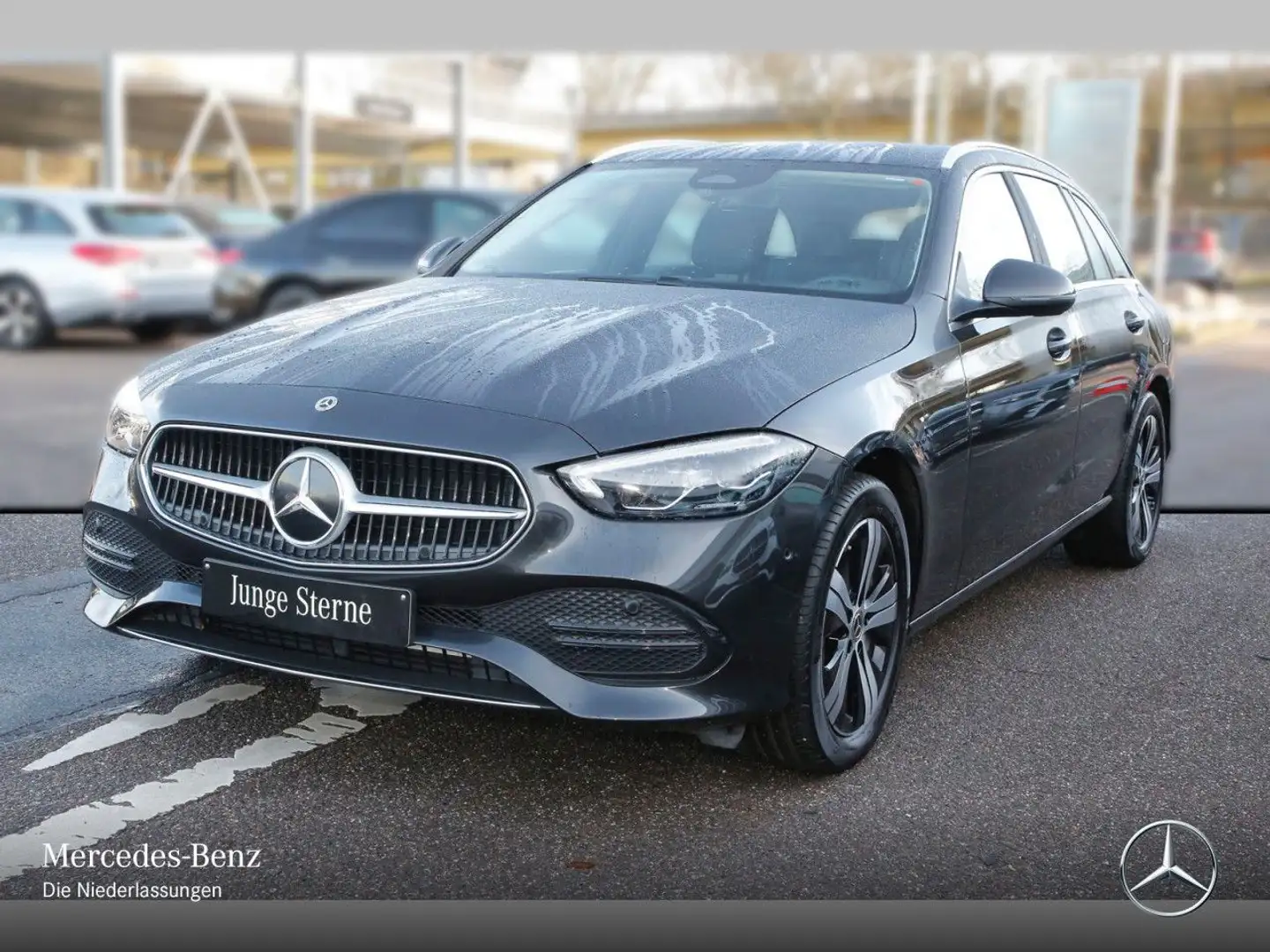 Mercedes-Benz C 300 e T AVANTG+LED+KAMERA+TOTW+KEYLESS+9G Grau - 2