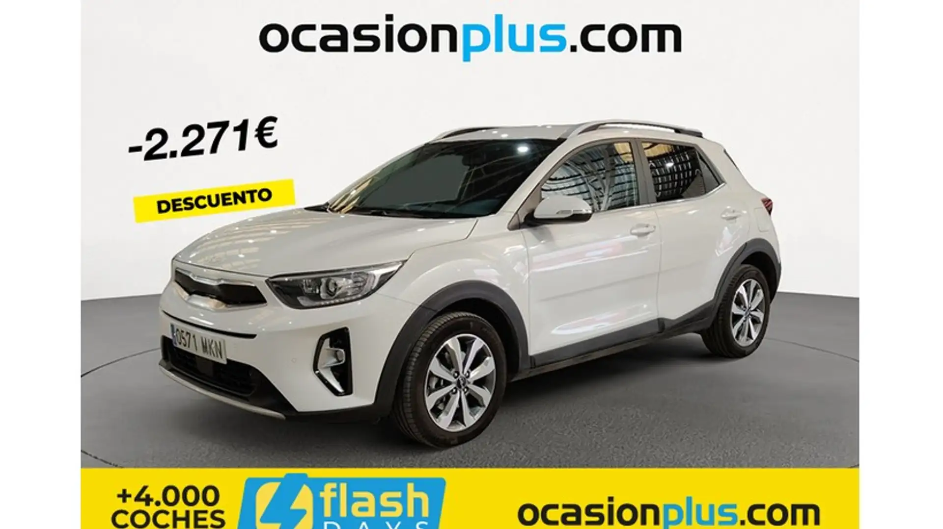 Kia Stonic 1.0 T-GDi MHEV DCT Drive 120 Weiß - 1