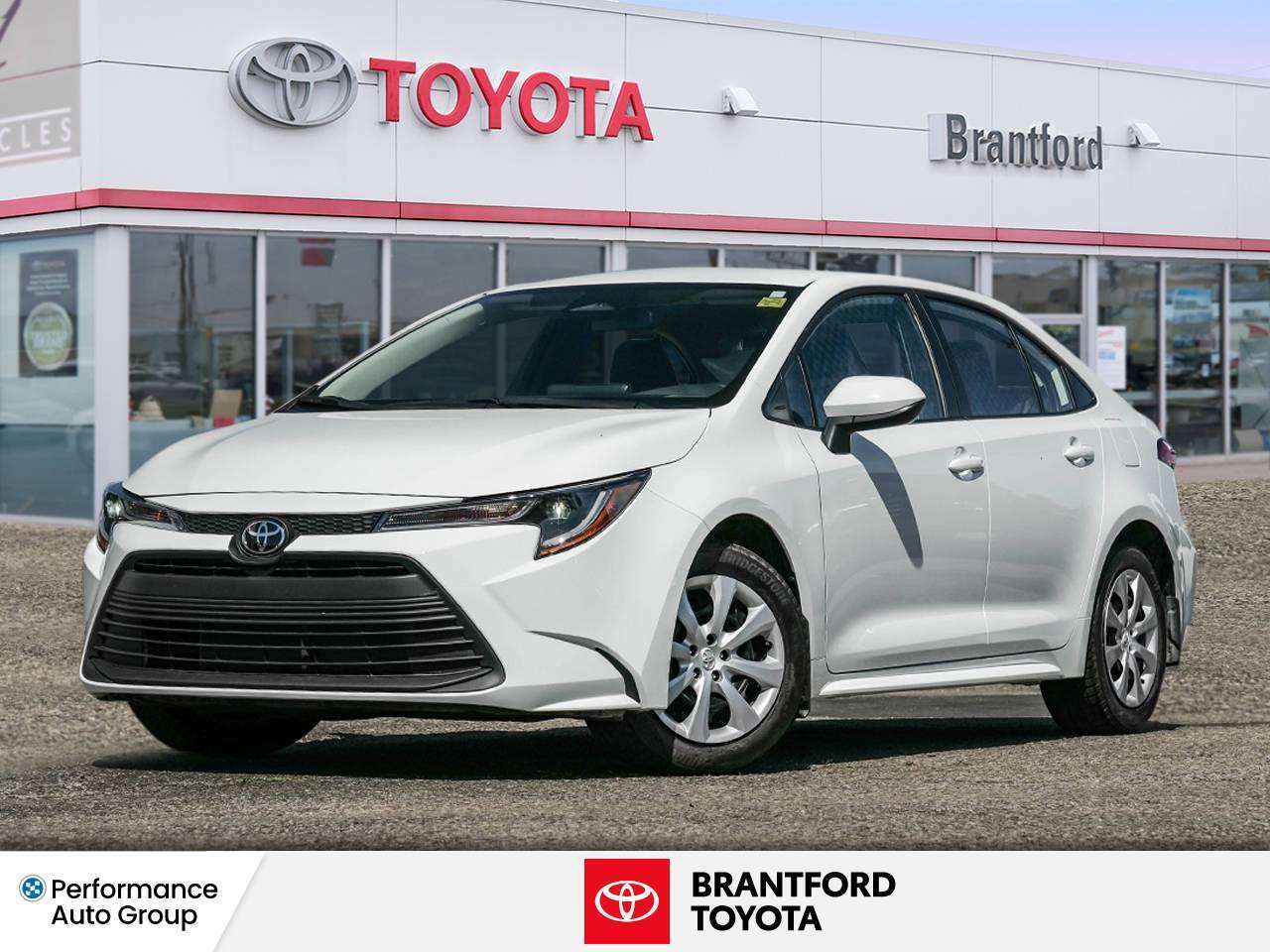 White 2025 Toyota Corolla Sedan Front-Wheel Drive Automatic