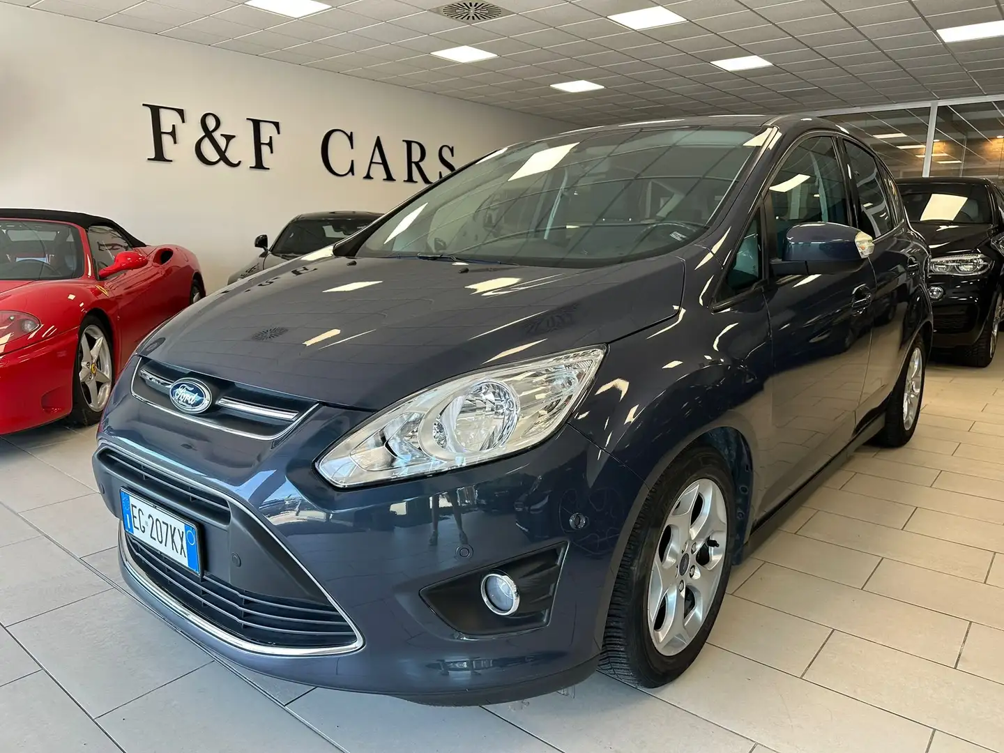 Ford C-Max 1.6 Titanium 125cv Uff.Italiana Unico Proprietario Gris - 1