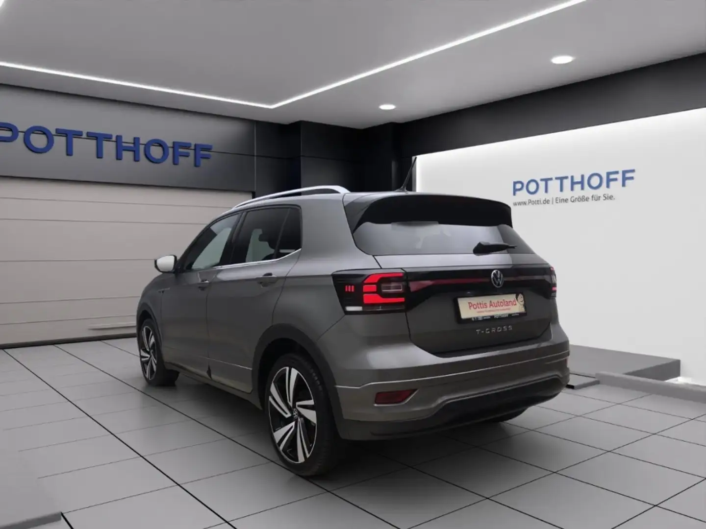 Volkswagen T-Cross 1.0 TSI DSG R-LINE NAVI KAMERA KLIMA PDC Grau - 2