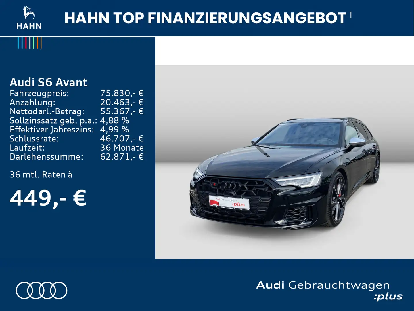 Audi S6 TDI quattro S tronic HUD B&O Standh 360 Black - 2