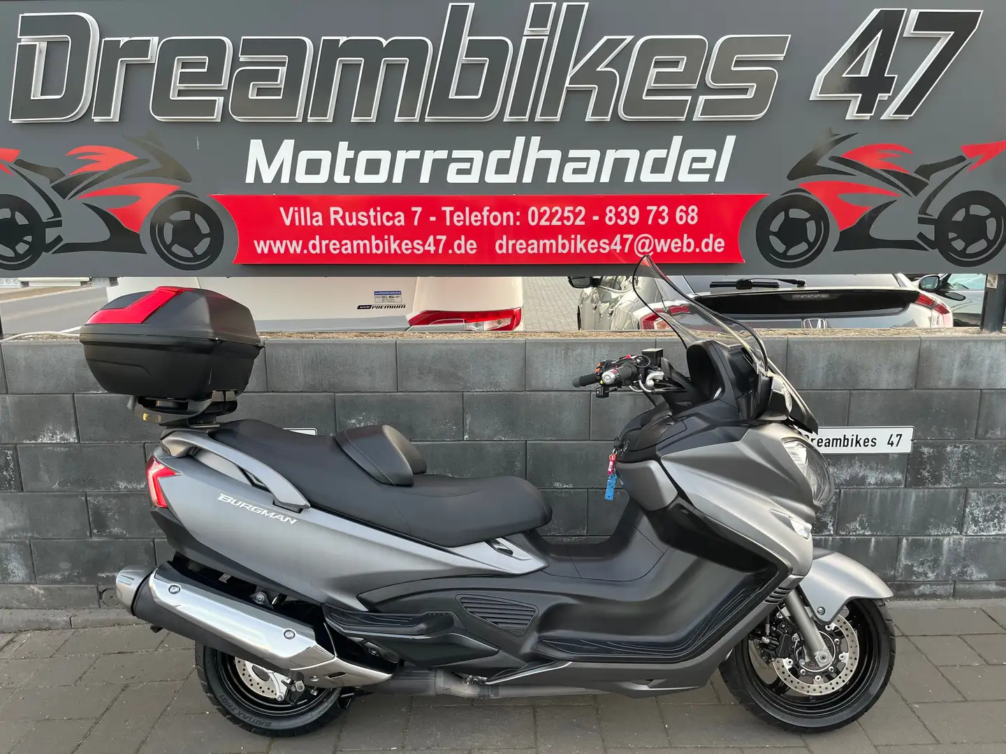 Suzuki Burgman 650 **1.HAND**GRIFF & SITZHEIZUNG**TOPCASE** Gris - 1