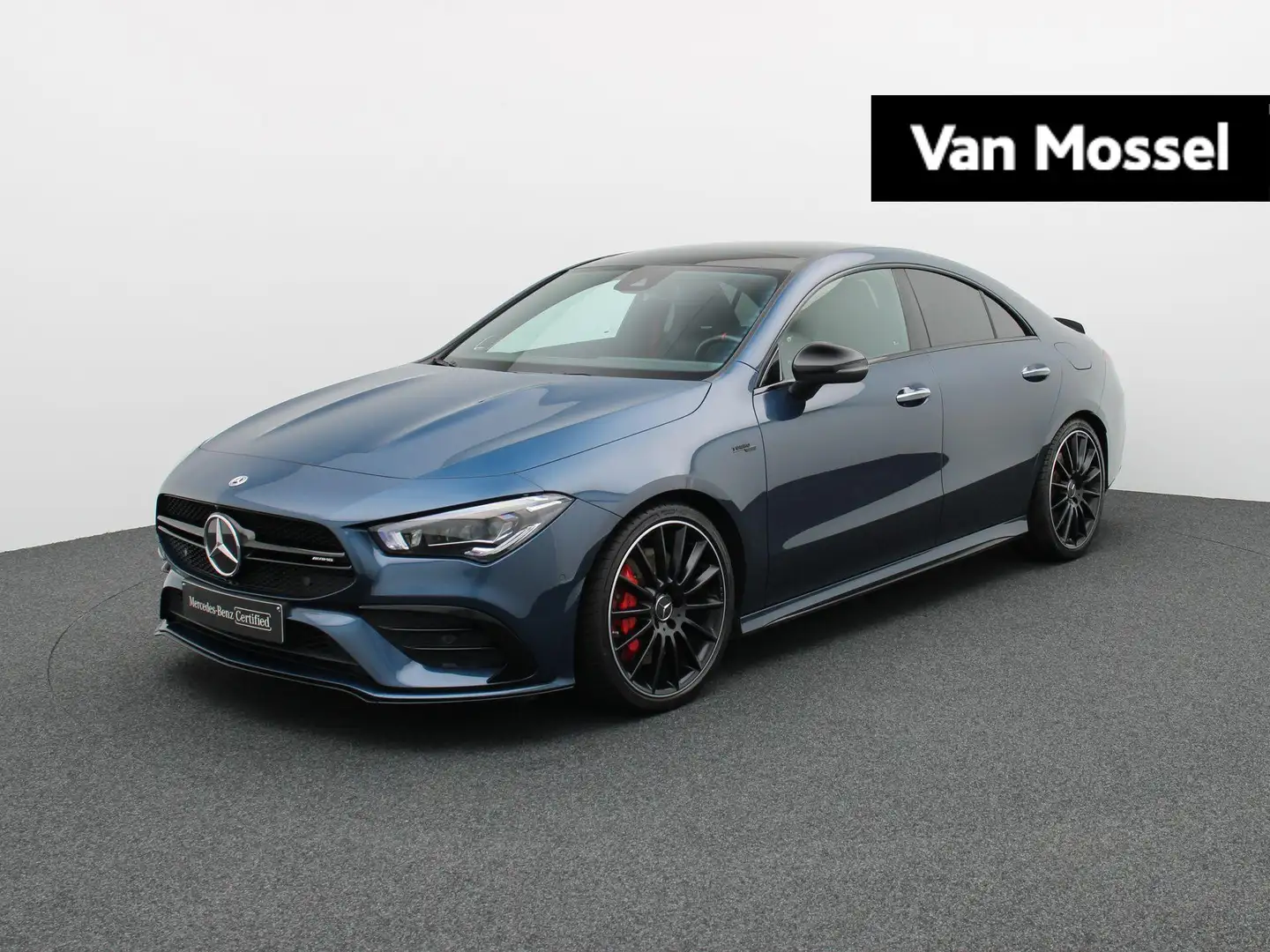 Mercedes-Benz CLA 35 AMG + PANO DAK + BURMESTER + MULTIBEAM LED + Niebieski - 1