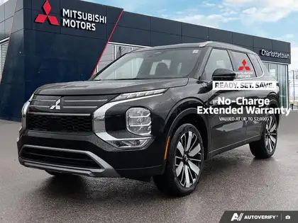 Black 2026 Mitsubishi Outlander Hybrid Plug-in   1-Speed Automatic