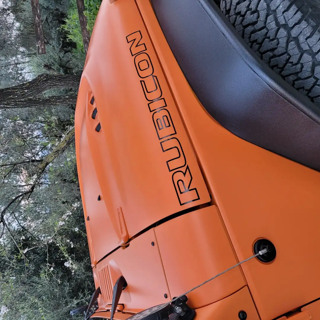 Jeep Wrangler 3.6 V6 rubicon auto E6 Arancione - 2