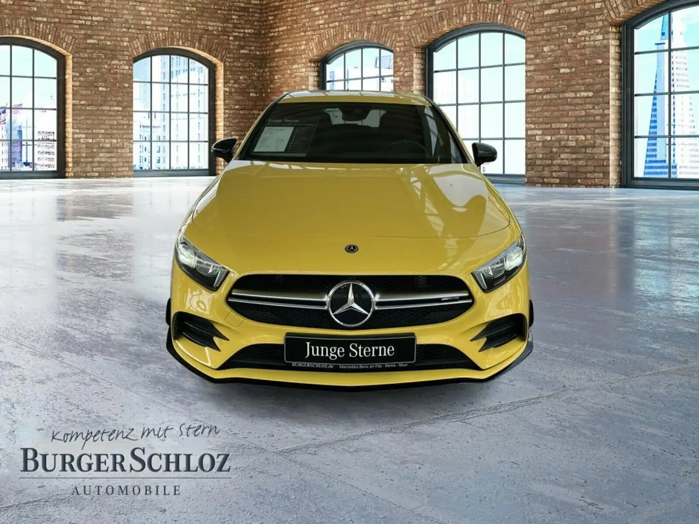 Mercedes-Benz A 35 AMG 4M Sport S-Sitz PDC SHZ LED SpurH AUT Žlutá - 2