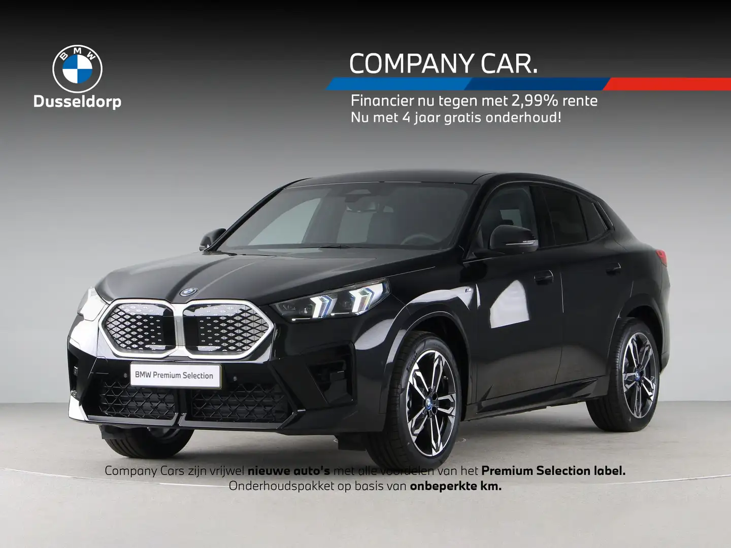 BMW iX2 eDrive20 67 kWh Zwart - 1
